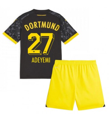 Borussia Dortmund Karim Adeyemi #27 Udebanesæt Børn 2023-24 Kort ærmer (+ korte bukser)